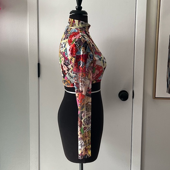 Fashion Nova Comic Crop Top - Picture 3 of 7